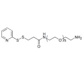 巰基吡啶聚乙二醇氨基,巰基吡啶PEG氨基OPSS-PEG-Amine，OPSS-PEG-NH2 