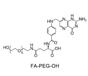 葉酸聚乙二醇羥基，葉酸PEG羥基FA-PEG-OH 