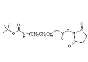 Boc-PEG活性酯Boc-PEG-NHS，BOC-NH-PEG-SCM，Boc-聚乙二醇活性酯 