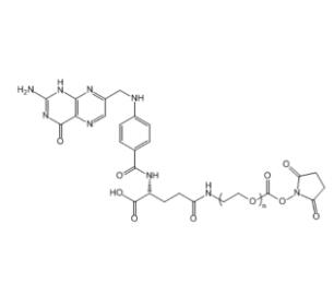 葉酸PEG活性酯Folic acid PEG NHS, FA-PEG-SCM；葉酸聚乙二醇活性酯 