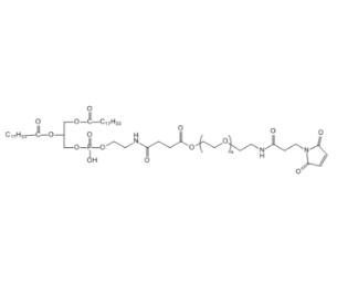 二油酰磷脂酰乙醇胺PEG馬來酰亞胺DOPE-PEG-Maleimide, DOPE-PEG-MAL；二油酰磷脂酰乙醇胺聚乙二醇馬來酰亞胺 