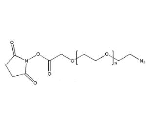 疊氮PEG活性酯Azido PEG NHS, N3-PEG-SCM；疊氮聚乙二醇活性酯 