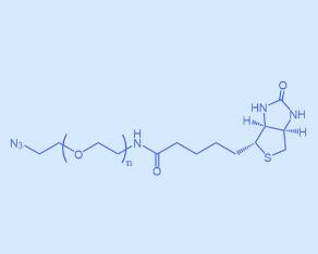 生物素PEG疊氮Biotin-PEG-Azido，Biotin-PEG-N3;生物素聚乙二醇疊氮 