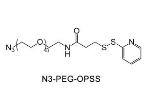 巰基吡啶PEG疊氮OPSS-PEG-Azido，OPSS-PEG-N3;巰基吡啶聚乙二醇疊氮 