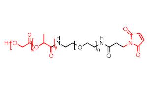 聚乳酸-羥基乙酸共聚物PEG馬來酰亞胺PLGA-PEG-MAL，PLGA-PEG-Maleimide,聚乳酸-羥基乙酸共聚物聚乙二醇馬來酰亞胺 