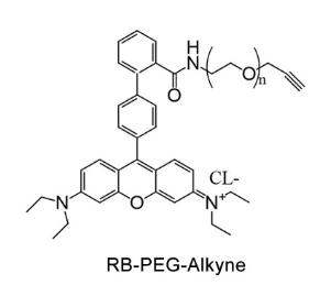 羅丹明PEG炔基RB-PEG-Alkyne，RB-PEG-ALK,羅丹明聚乙二醇炔基 
