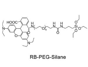 羅丹明PEG硅烷RB-PEG-Silane，RB-PEG-SIL,羅丹明聚乙二醇硅烷 