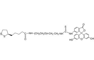 熒光素PEG硫辛酸FITC-PEG-Thioctic acid，F(xiàn)ITC-PEG-LA,熒光素聚乙二醇硫辛酸 